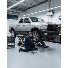 7000 Lbs Portable Scissor Car Lift Heavy Duty Auto Truck Suv Garage Workshop