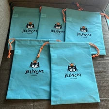 AUTHENTIC Jellycat Small Dust Bag 10.5”x7.5 Storage bag - Lot Of 5