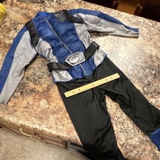 Saban's Power Rangers Blue Ranger Jumpsuit Costume w/ Belt, see pics for wear