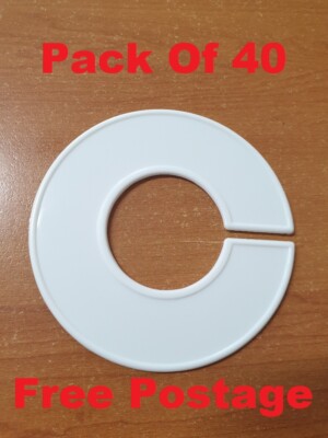 CHEAP pack of 40 BLANK size discs dividers markers for clothing racks ...