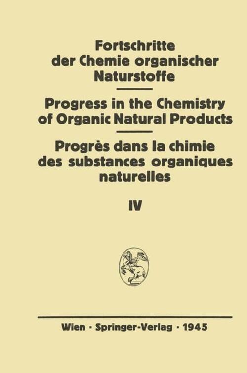 Thumbnail - Fortschritte Der Chemie Organischer Naturstoffe | Taschenbuch |