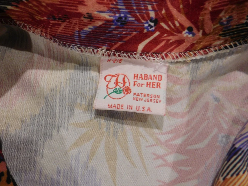 Blusa grande roja floral Haband para mujer Foto 4 de 4