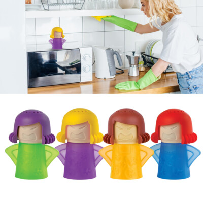 1Pc Angry Mama Microwave Oven Cleaner Steam Clean Kitchen Gadget Cooking Tool