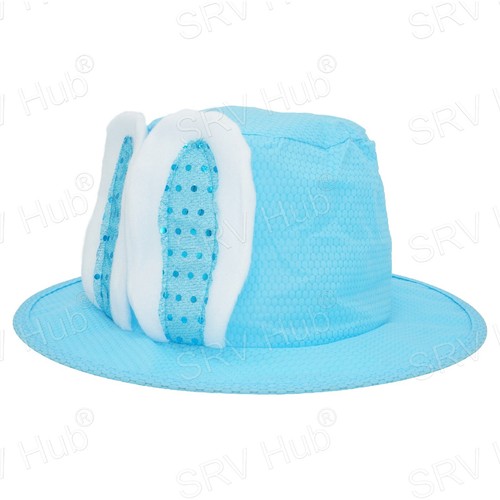 56cm Easter Top Hat Basket Rabbit Bunny Ears Bonnet Treat Bucket Egg Hunting Set - Picture 21 of 67