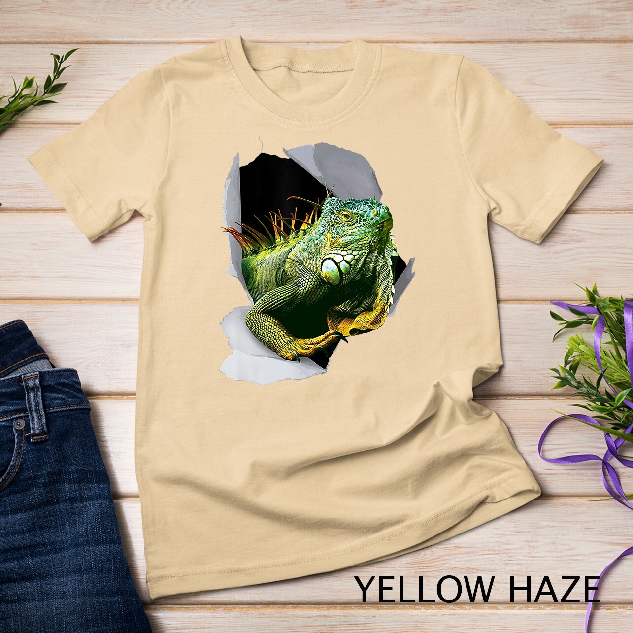 Iguana Tshirt, Funny Lizard Tshirt, Reptile Lover Unisex T-shirt