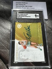 2018-19 Panini Opulence Kevin McHale Golden Vintage Autographed Gold 13/25 SGC 9