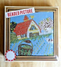 Vintage LeeWards Beaded Picture "Country Side" No. 16-45225 UNOPENED
