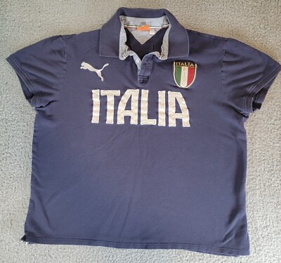 Men's Polo Puma Italia Polo Shirt Shop Puma FIGC Italia