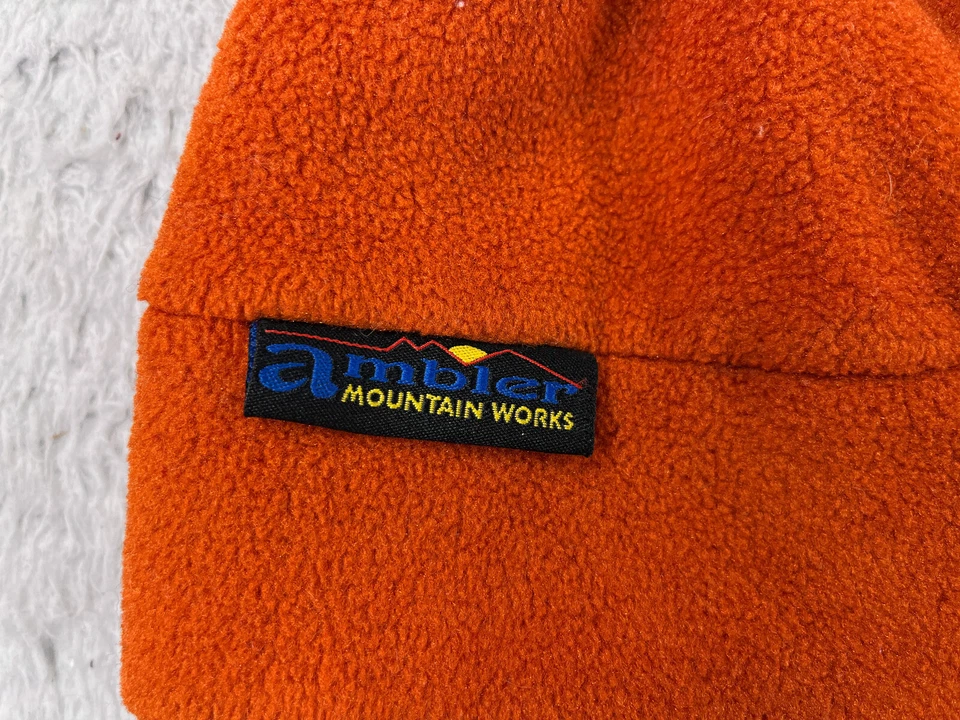 Ambler Mountain Works Gorro Toque Adulto Pequeño Naranja Polar Poliéster Esquí Foto 2 de 4