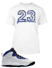 23 Graphic Sneaker Sport Tee Shirt Match J10 Graduation Pro Club Shaka Big Tall
