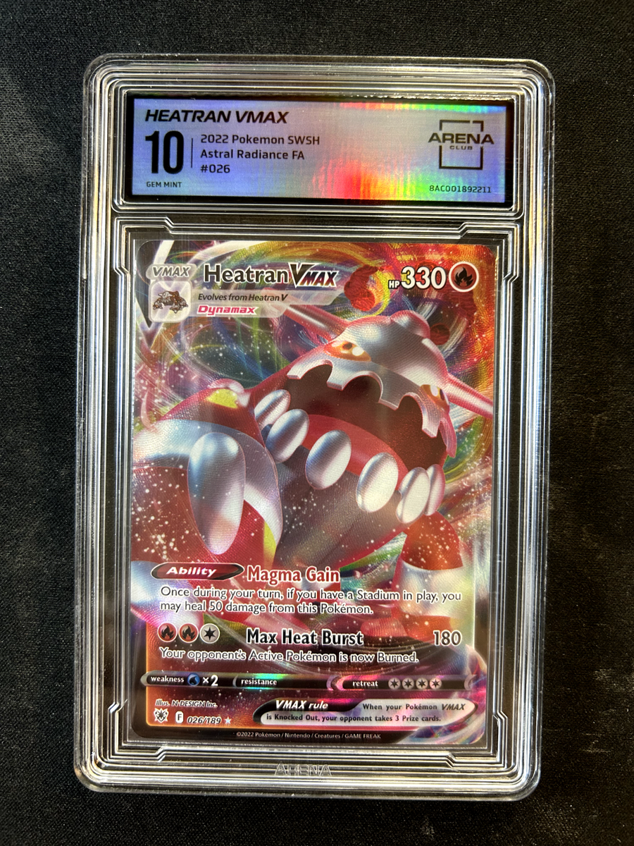 Heatran VMAX 2022 Pokémon Astral Radiance 026/189 Holo Ultra Rare