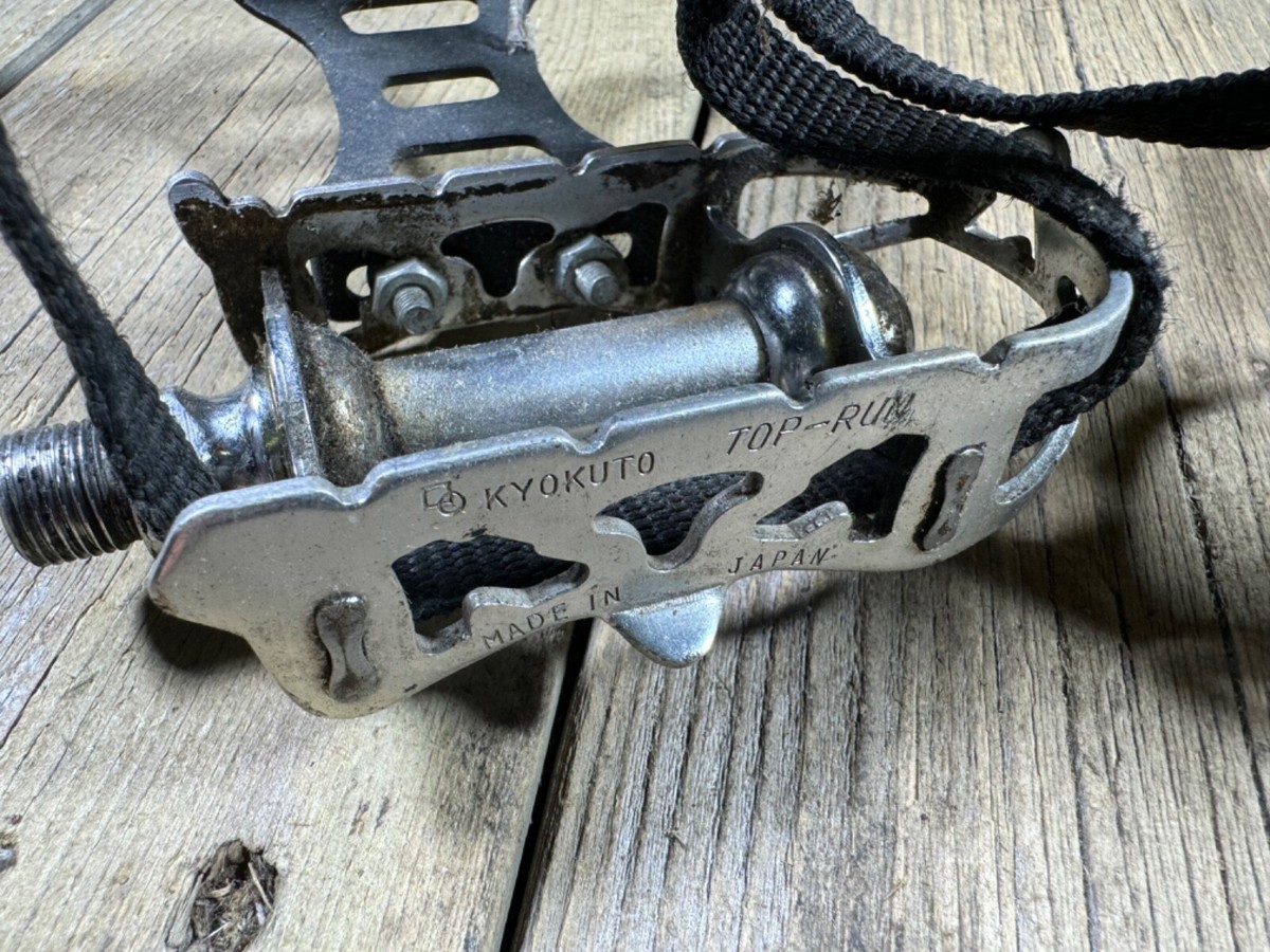 Pédales De Vélo De Route Vintage Kyokuto Top Run 9/16" - Japon - NOS (Neuf Old Stock) - Utilisées