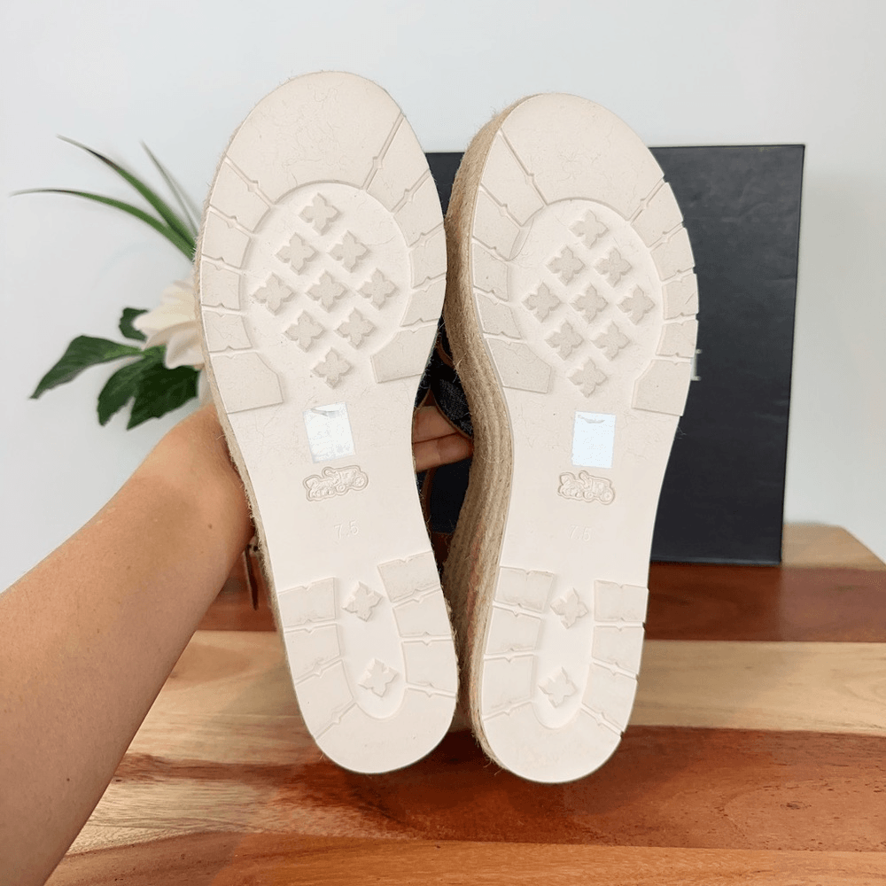 NWT coach Kimberly Espadrille size US7.5B | eBay