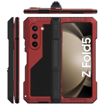 For Samsung Galaxy Z Fold6 5 Heavy Duty Rugged Shockproof Case with Hidden Stand