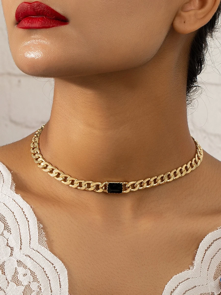 Collar 10K Cadena Oro para Mujer Gargantilla Joyeria Cubana Collares eBay