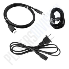PS4 Xbox One S/X Connection Kit -Power Cord HDMI Cable Controller Charging Cable
