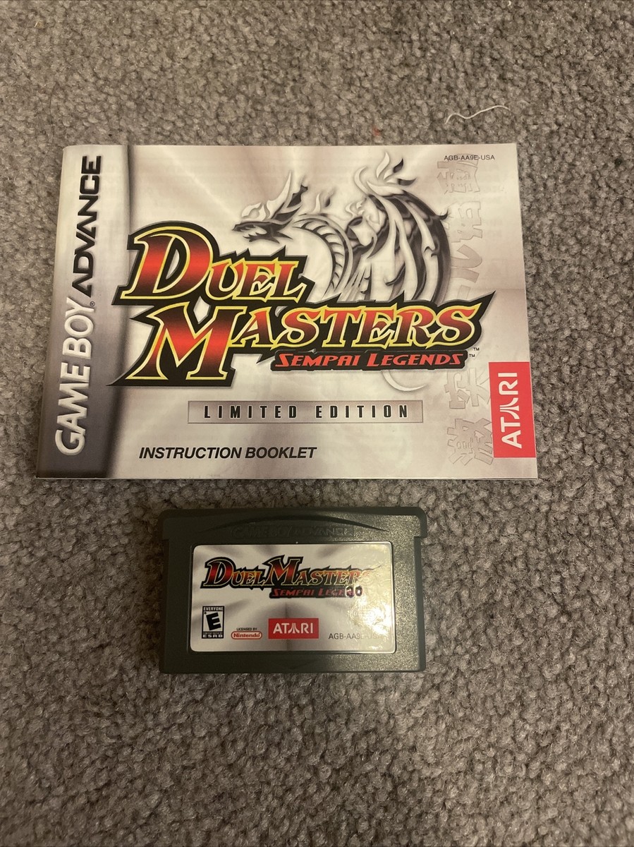 Duel Masters: Sempai Legends (GameBoy Advance) TESTED Cartridge
