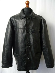 leather chore coat