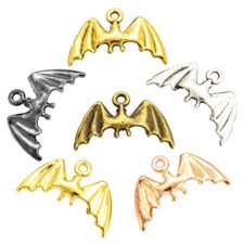 12 19mm Alloy Charm Pendant Little bat For DIY Jewelry 100pcs/lot