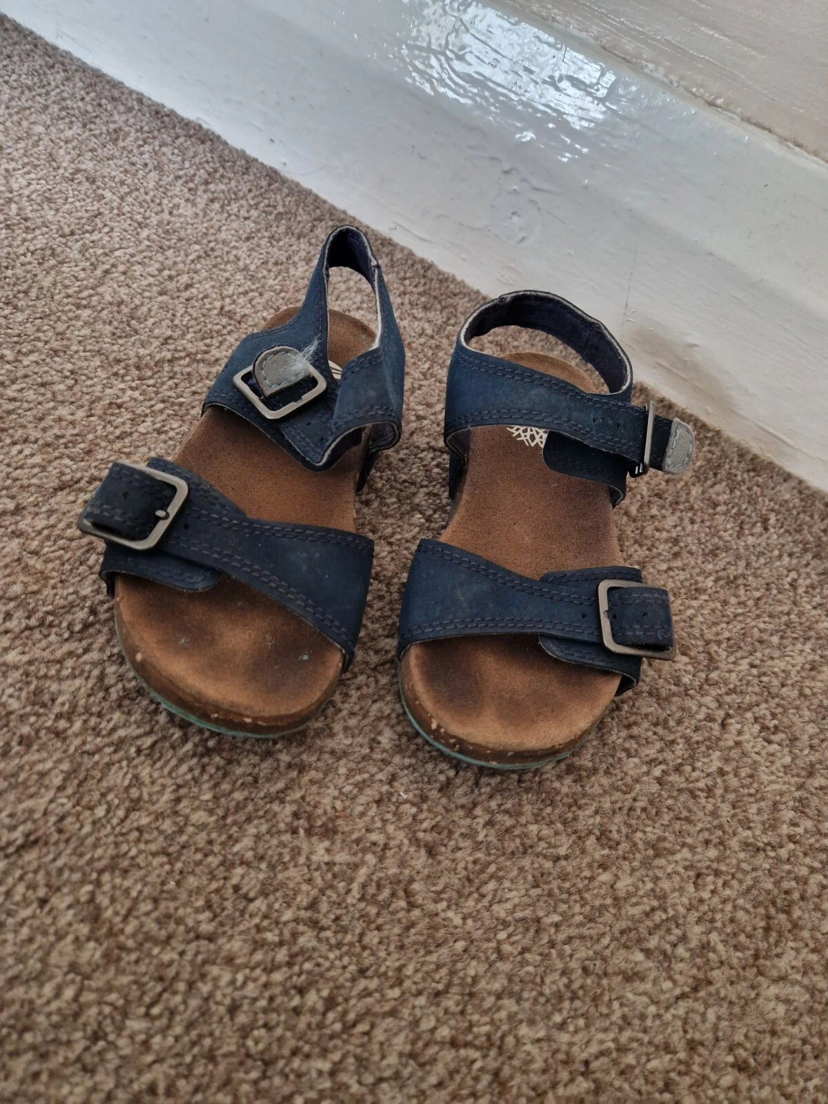 Sandali ragazzo bambino ragazza unisex taglia UK 11 blu Timberland