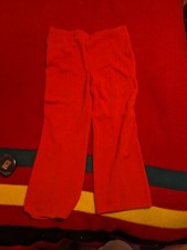 ST. JOHN By Mary Grey TRUE RED HIGH WAIST WIDE LEG PANTS - SIZE 6 Santana Knit