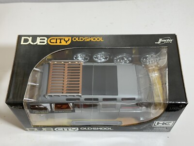 JADA HOBBY EXCLUSIVE HE 1962 VW VOLKSWAGEN BUS VAN MATTE GRAY 1:24