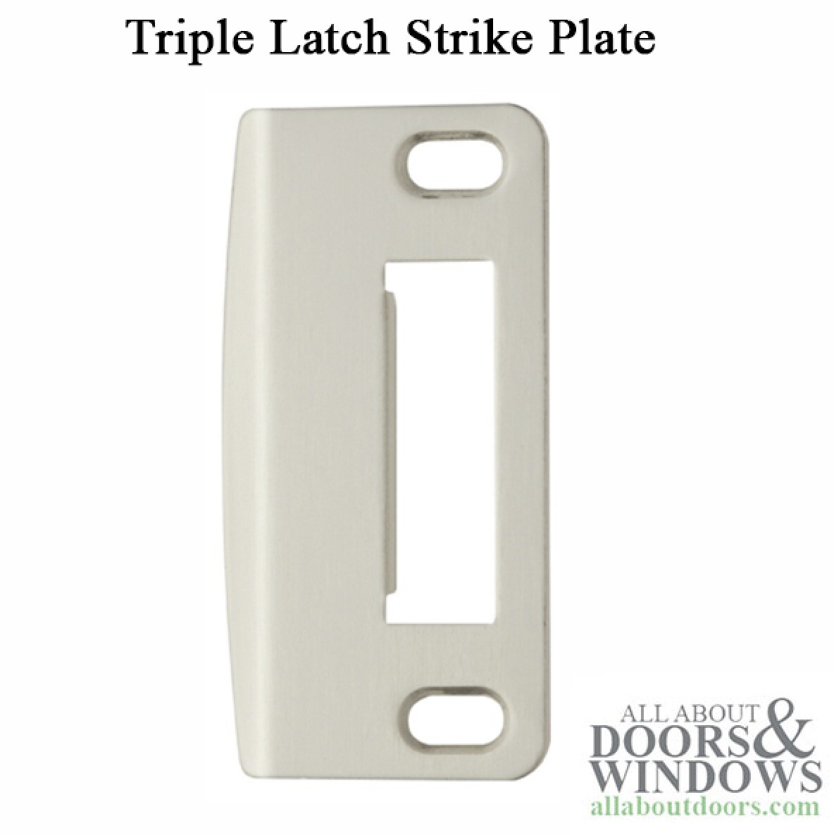 Rockwell Strike Plate For Rockwell Triple Latch Multipoint Lock Strike Plate