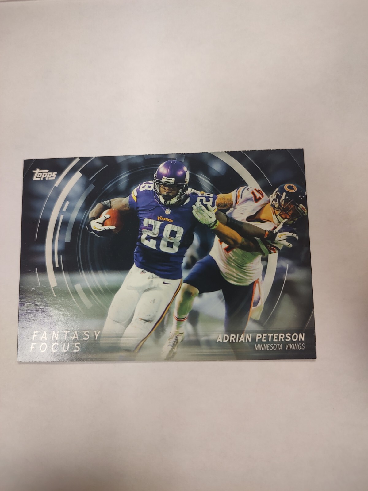 2015 Topps Fantasy Focus #FF-AP Adrian Peterson Vikings (PWE)(02)