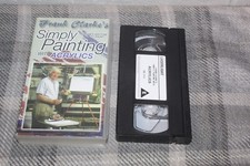 Frank Clarke Simply Painting With Acrylics VHS Video - OD1