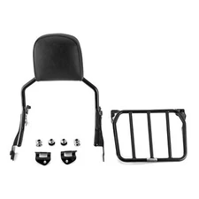 MOFUN Backrest Sissy Bar Luggage Rack Docking For Harley Fat Bob FXFBS 2018-2025