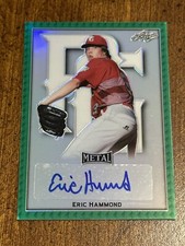 ERIC HAMMOND 2020 Leaf Perfect Game GREEN RAINBOW AUTOGRAPH #8/10 USC TROJANS
