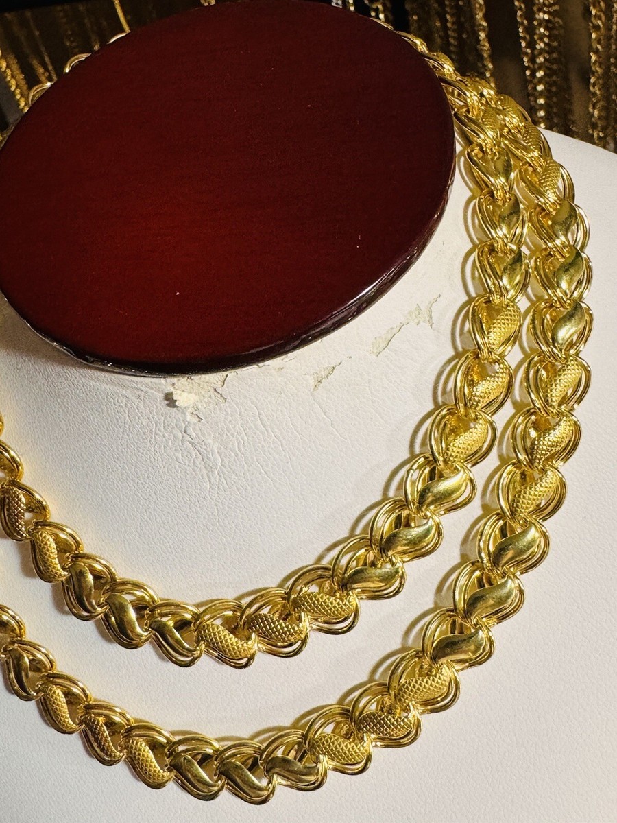 アクセサリー 750hallow Gold Necklace 18k ,7.91g 55cm s-l1200.jpg
