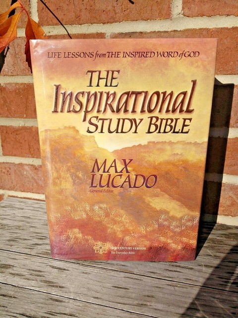 The Inspirational Study Bible by Max Lucado (1995, Hardcover) for sale ...