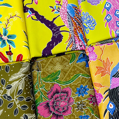Batik Cotton Fabric for Asian Traditional Wear | Malay Pareo | Kain Batik Sarong