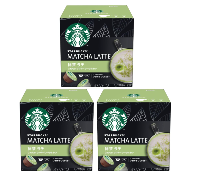 Starbucks Matcha Latte Set of 3 Dolce Gusto Nestle 12 capsules 6