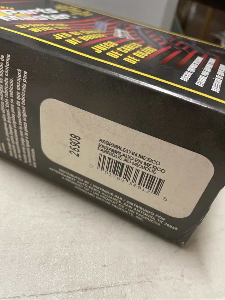 JUEGO DE CABLES DE BUJÍA MASTER PIEZAS, JUEGO DE CABLES DE ENCENDIDO DE RESISTENCIA UNIVERSAL, 26908 Foto 2 de 2