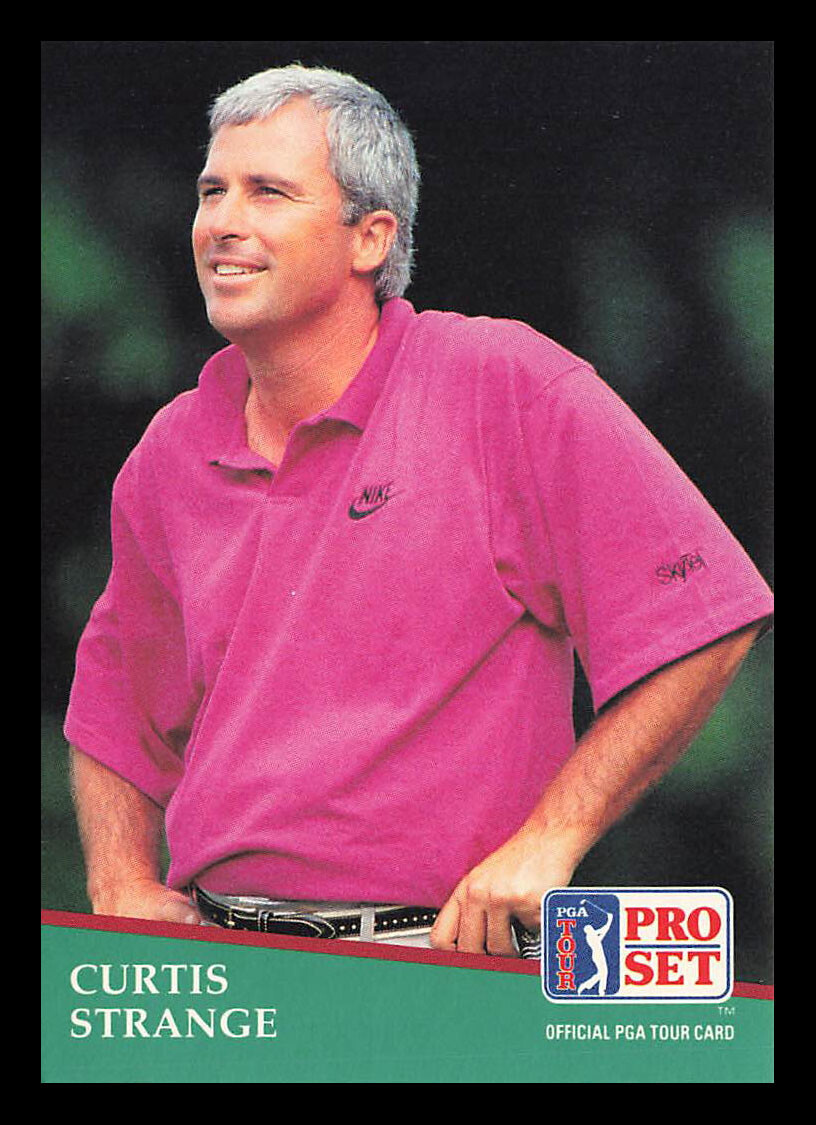 Curtis Strange #75 1991 Pro Set PGA Tour