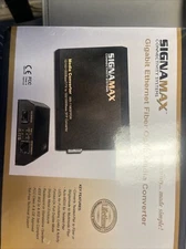 Signamax Gigabit Ethernet Fiber Optic Media Converter  065-1196A