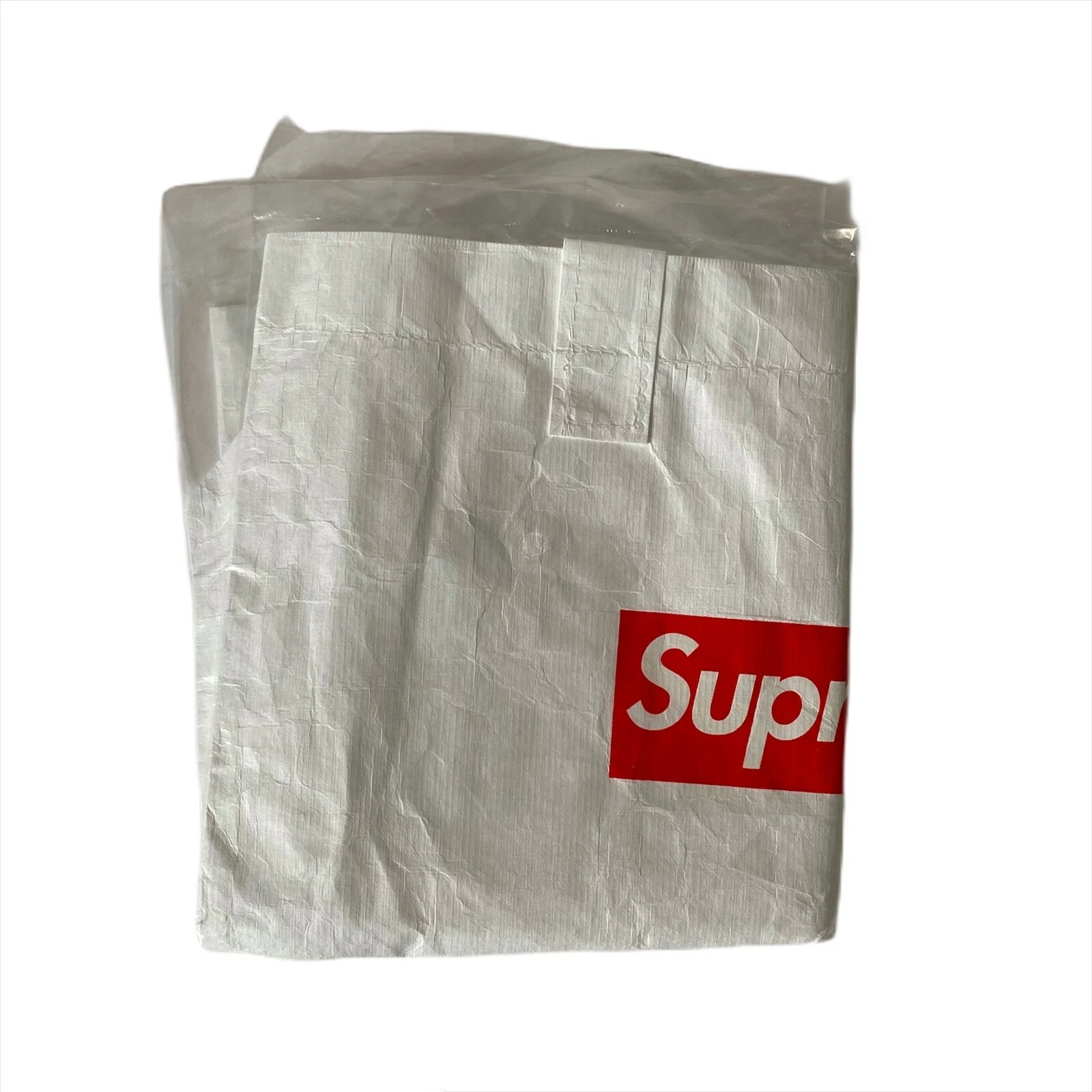 Sac fourre tout Supreme Tyvek blanc F/W boîte logo 15