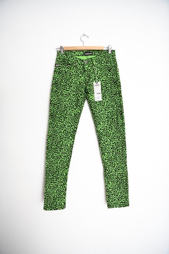 Pantalones vaqueros estampado leopardo verde neón Darkside | eBay