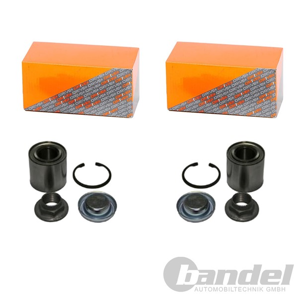 2X Dr!Ve+ RADLAGER-SATZ Hinten Passend FÜR CitroËN Berlingo C4 DS4 DS5 Ds Ds-image