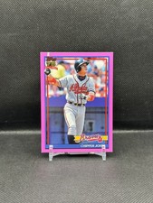 2026 Topps Series 1 Chipper Jones Pink 1991 Topps #T91-13 Atlanta Braves
