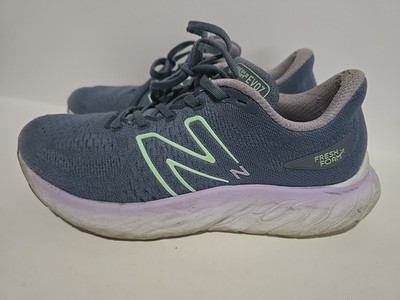New Balance Women's Fresh Foam Evoz V3 Sneaker Grey/Green/Lilac 8.5