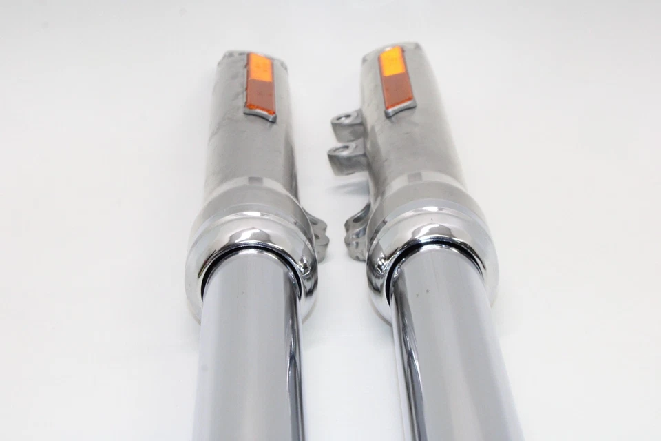 Harley-Davidson Dyna Wide Glide 2006 EFI FXDWGI OEM HORQUILLAS DELANTERAS JUEGO DE AMORTIGUADORES PAR Foto 3 de 4