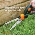 Grass Shears 5 Inch Stainless Steel Blades Swivel