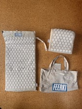 FEERKI Acupressure Mat and Pillow Set with Bag Pressure Points Included