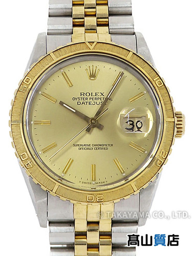 ROLEX Datejust Thunderbird 16253 SW19606