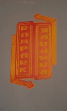 RAMPARK 2 screen print art poster BEN SWIFT 2006 signed numbered limited edition