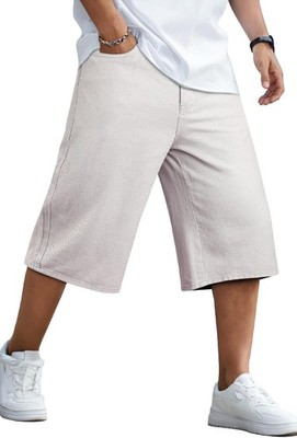 PLEASURES/プレジャーズ】OIL BAGGY 32インチ Mens Loose Fit Denim Shorts