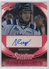 2015 Leaf Signature Series Prospect Red /20 Nicolas Roy #SP-NR1 Auto k4s